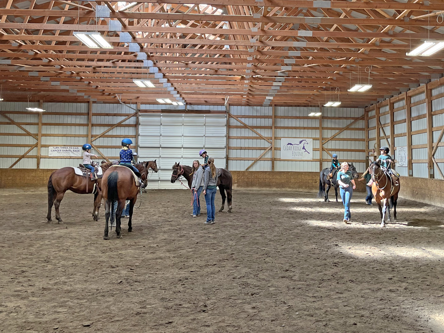 Kids Learning To Ride Horses Bozeman Mt