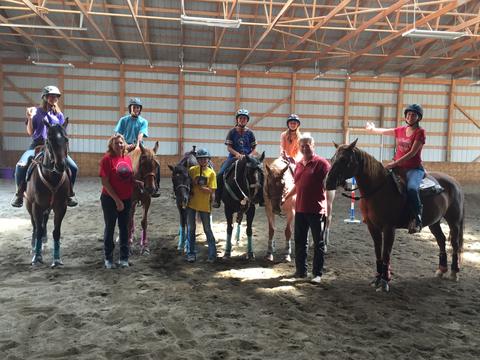 Group Horse Riding Lessons